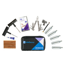 multifunction pliers and wet wipes for tire repair